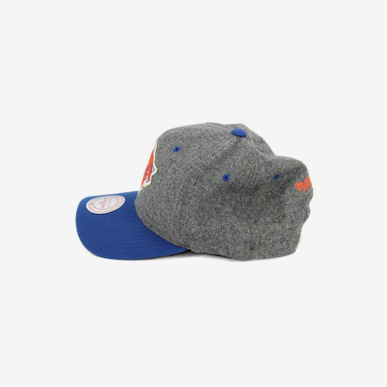 Knicks 2tone 110 Curved Snapback Grey/blue