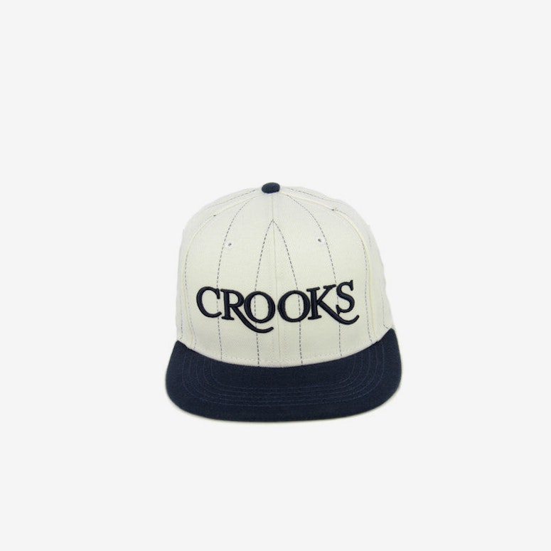 Serif Crooks Snapback White/navy