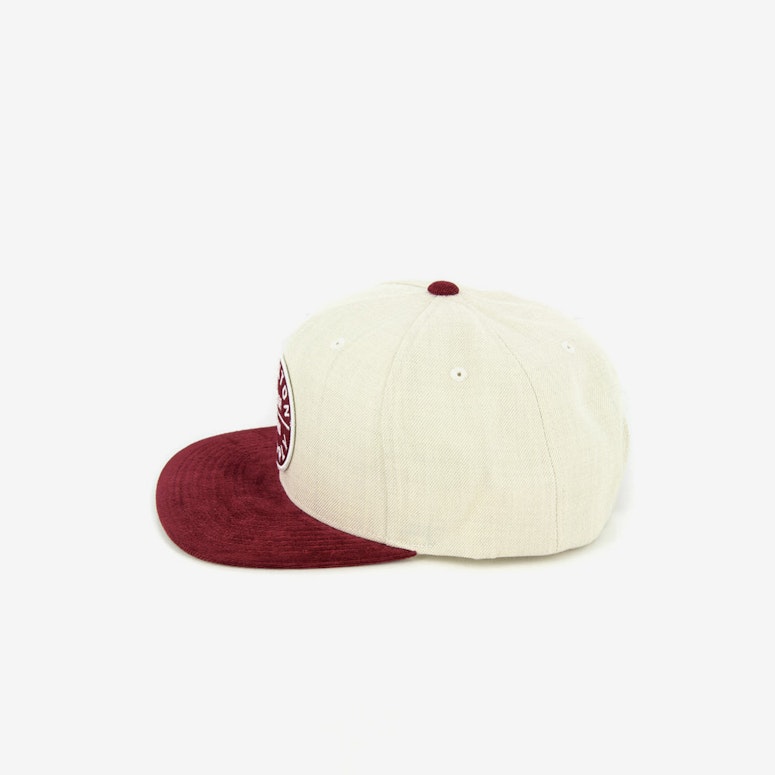 Oath Lii Snap Back Cream/burgundy