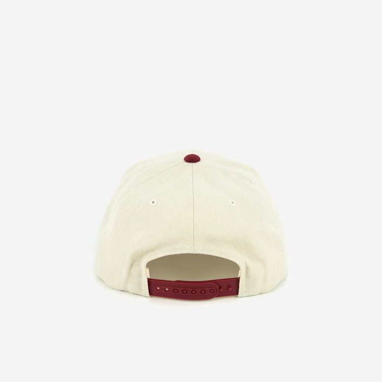 Oath Lii Snap Back Cream/burgundy