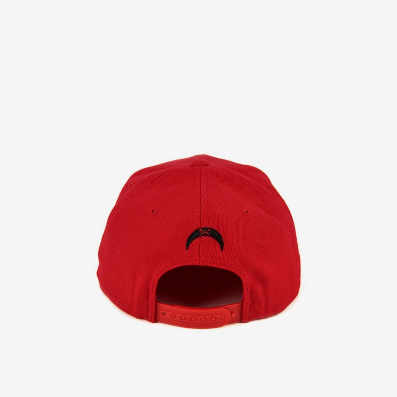 B Logo Snapback Red