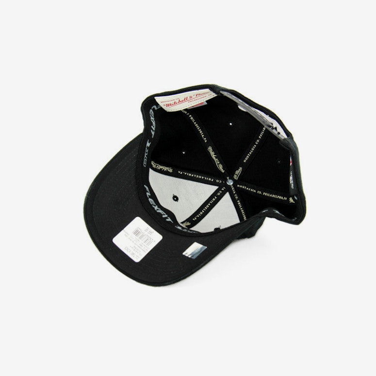 Nets B&w Logo 110 Snapback Black