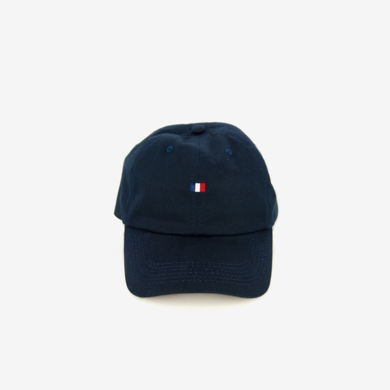 Flag Precurved Strapback Navy