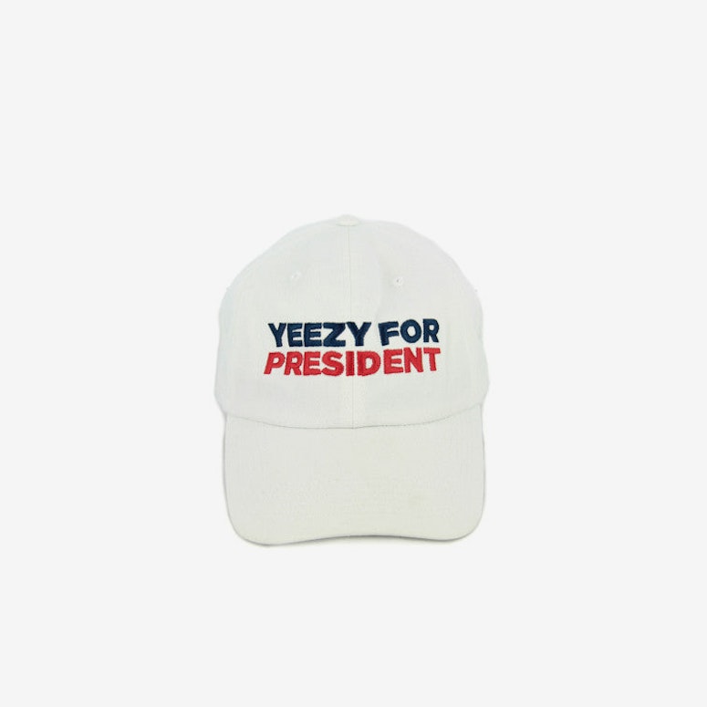 YE For President Strapback White
