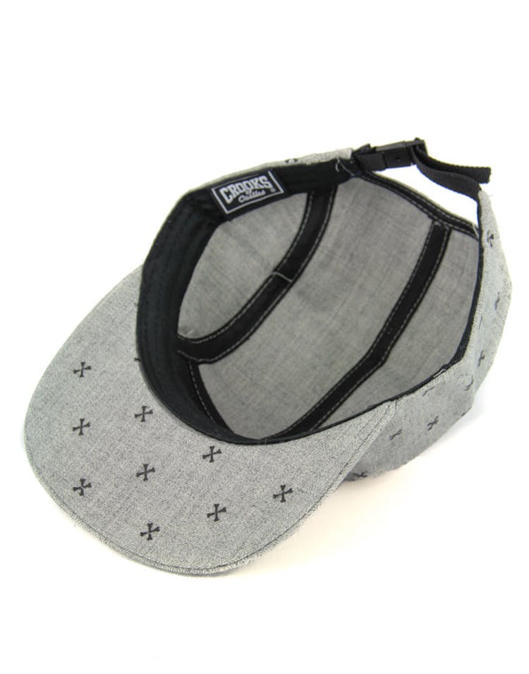 Bones Paisley 5 Panel Grey Speckle