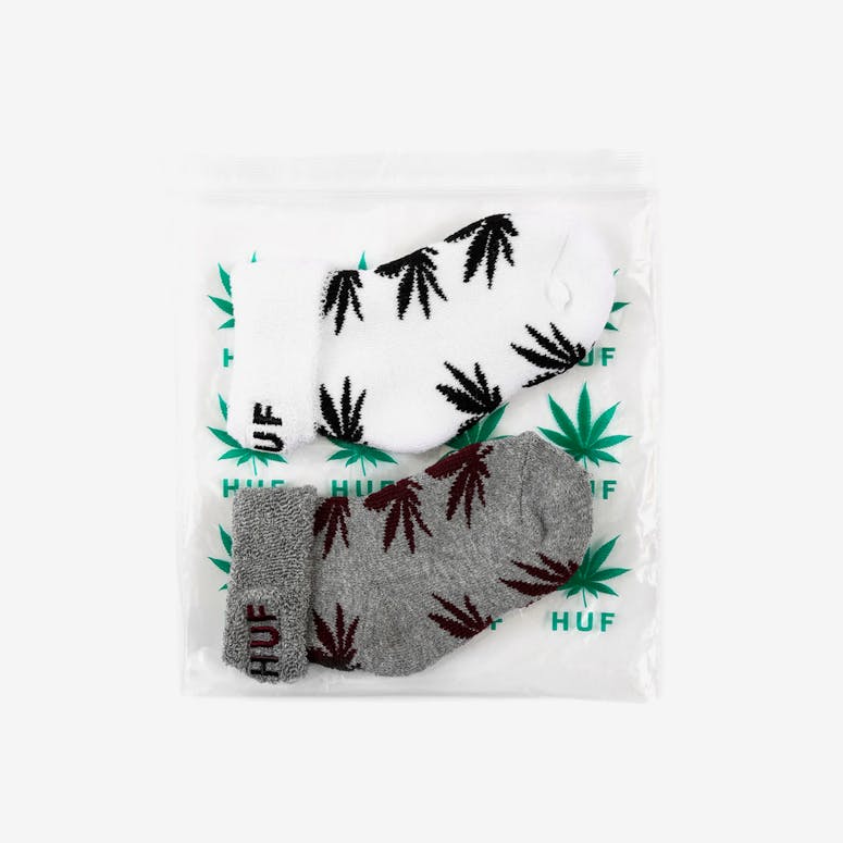 Seeds Socks 2pack Grey Heather/wi