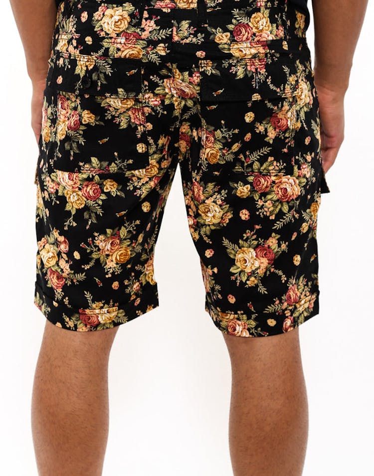 Thorpe Floral Short Black