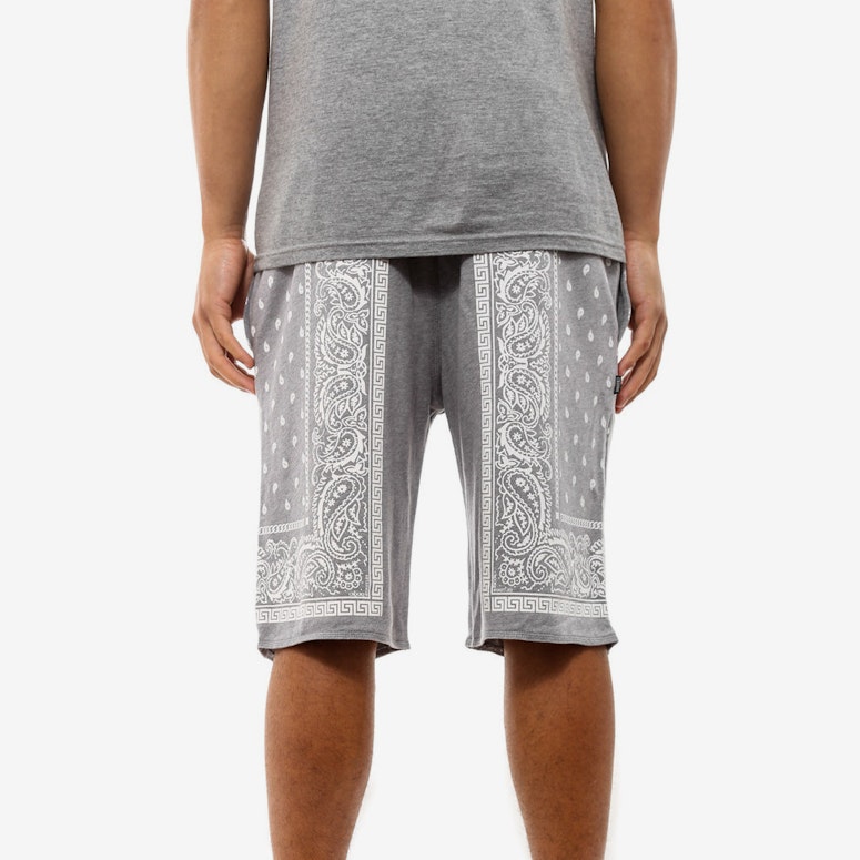 Bandit Sweat Short Grey/paisley