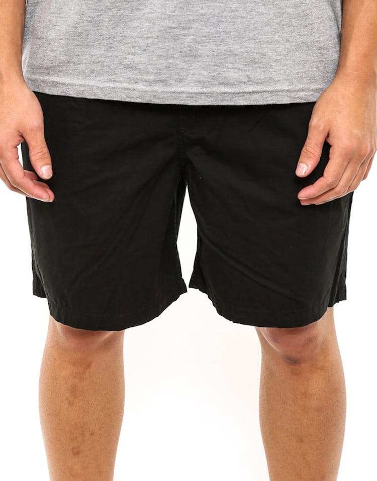 Basic Poplin Beach Short Black