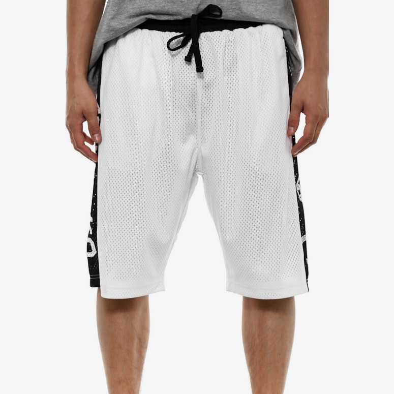 Collegiate Basketball Short White