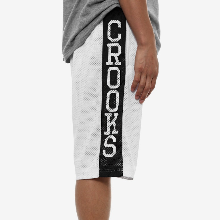 Collegiate Basketball Short White