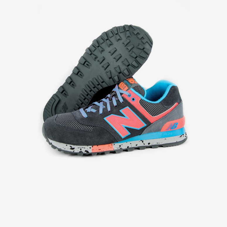 90s Outdoor 574 Grey/coral/blue