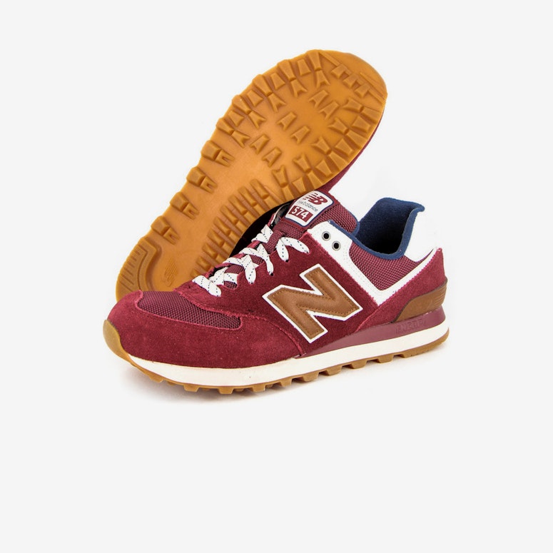 NB 574 Traditionals Burgundy