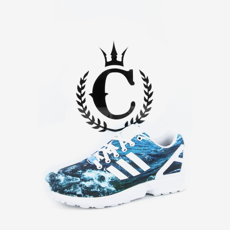 ZX Flux Photo Print Blue/white