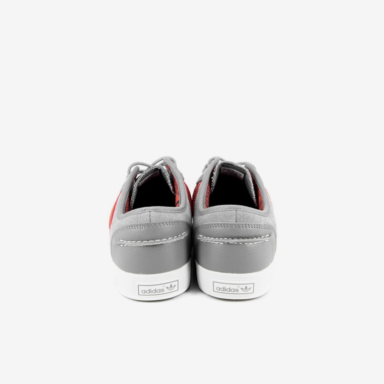 Seeley Boat Shoe Grey/red/white