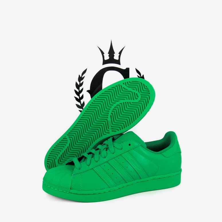 Superstar Pharrell Green/white