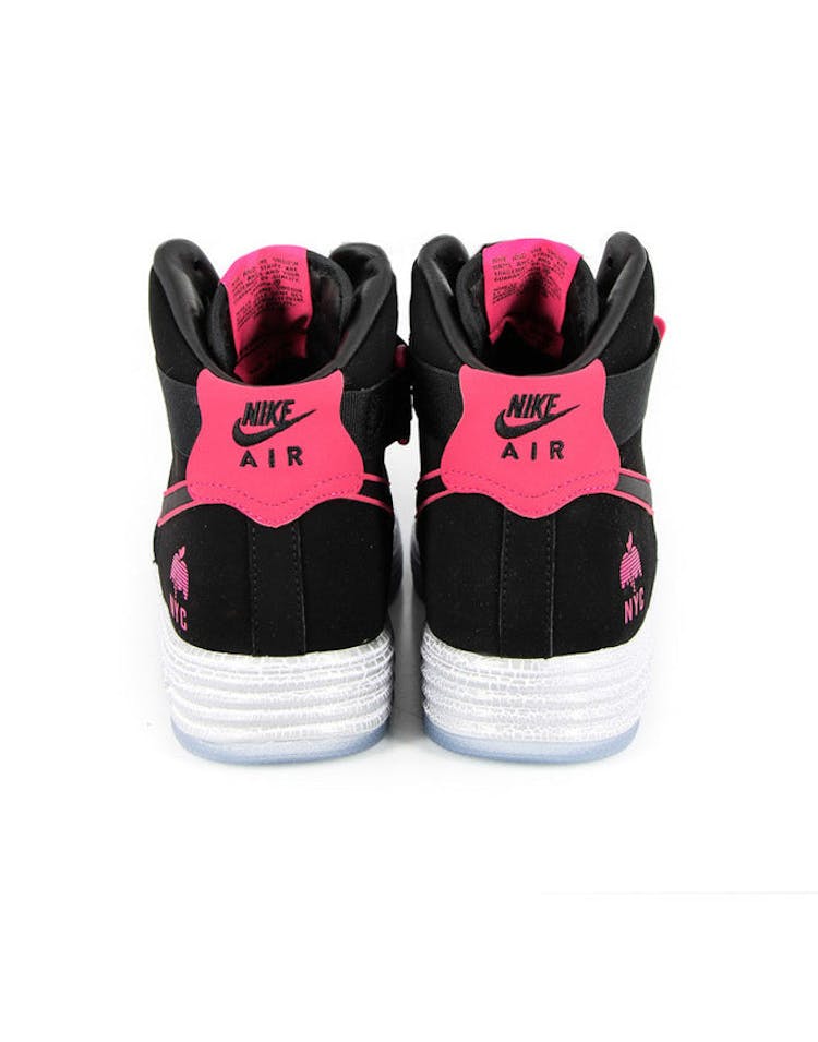 Lunar Force 1 Hyp HI QS Black/pink