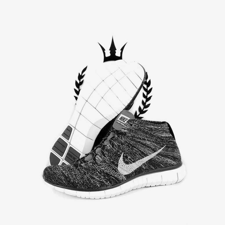 Free Flyknit Chukka Black/grey/silv