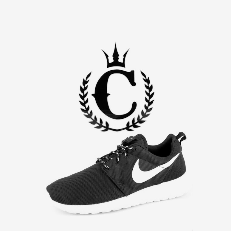 Womens Roshe One Black/white