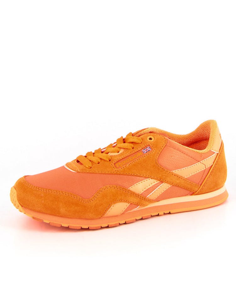 Womens CL Nylon Orange/black