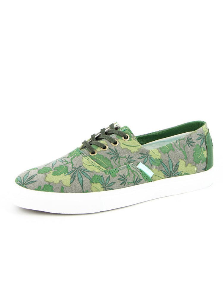Diamond Cuts Shoe Green/white