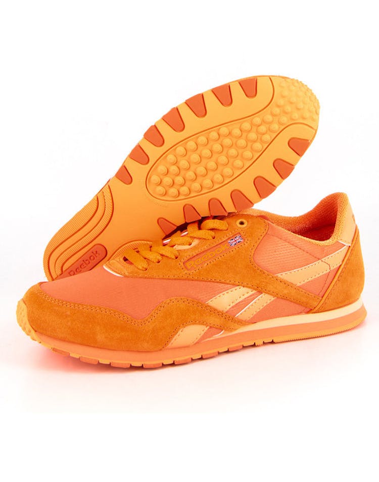 Womens CL Nylon Orange/black