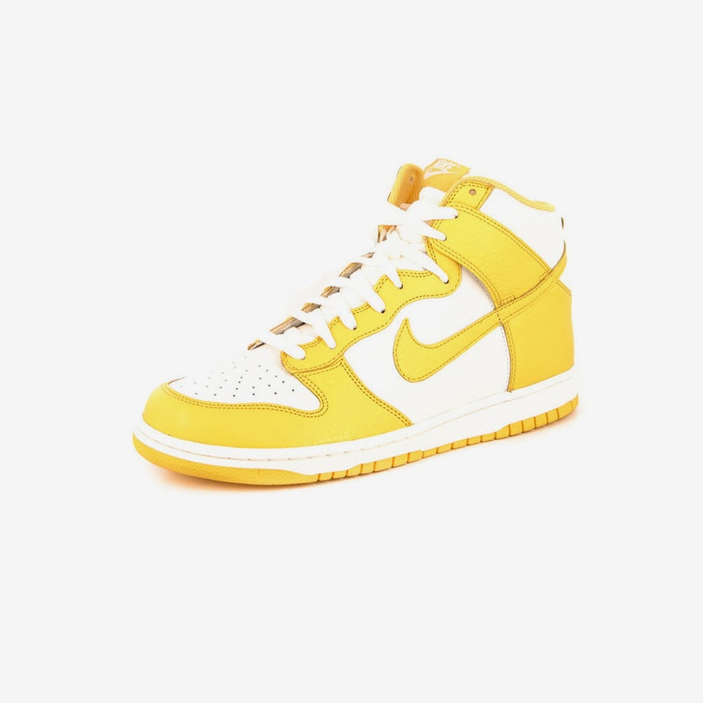 Dunk High S White/yellow