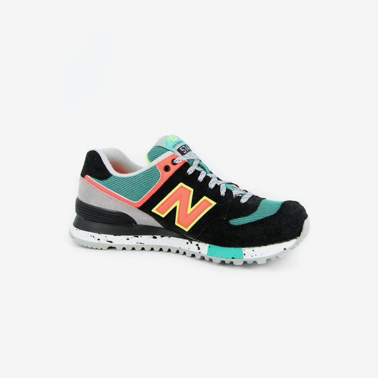 Womens 90s Outdoor 574 Black/orange/mi