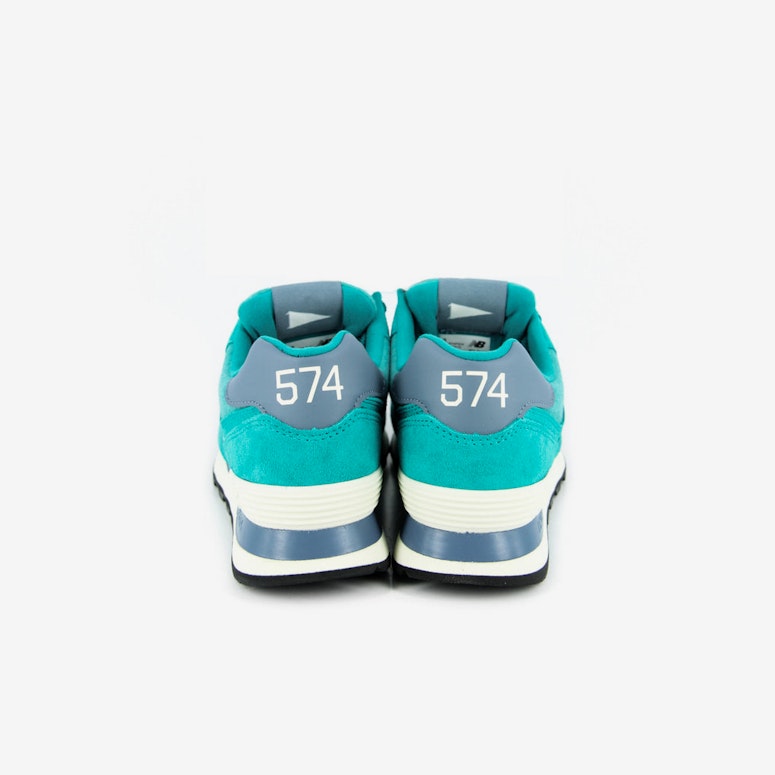 Womens Terry 574 Teal/white