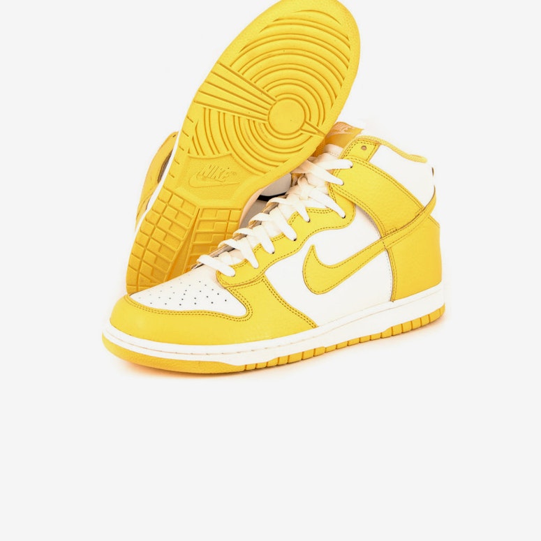 Dunk High S White/yellow