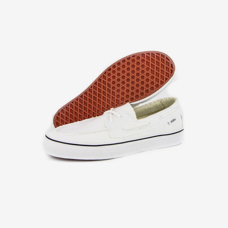 Zapato Del Barco Boatshoe White