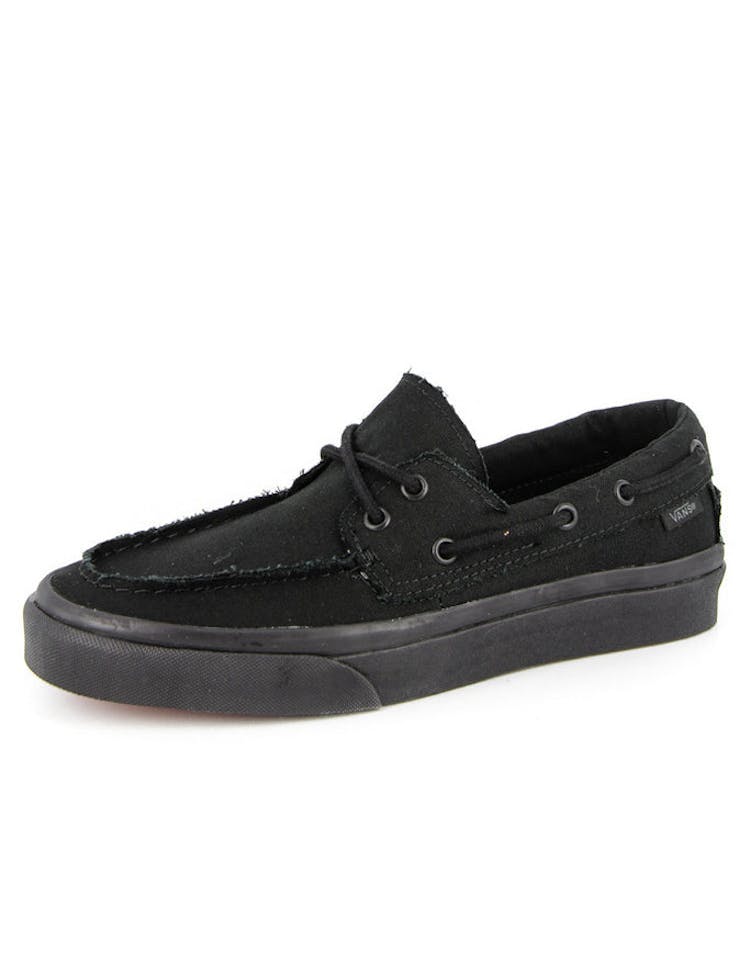Zapato Del Barco Boatshoe Black/black