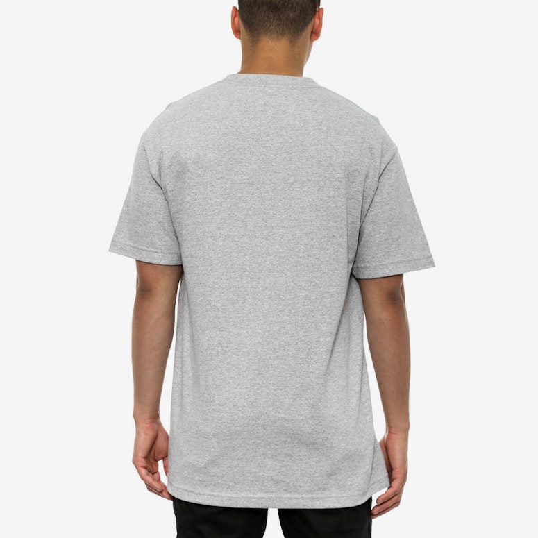 News Print Tee Heather Grey