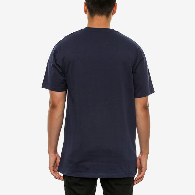 Mini B Pocket Tee Navy/white