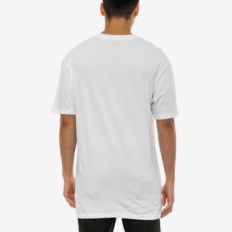 Big Script Reflect Tee White