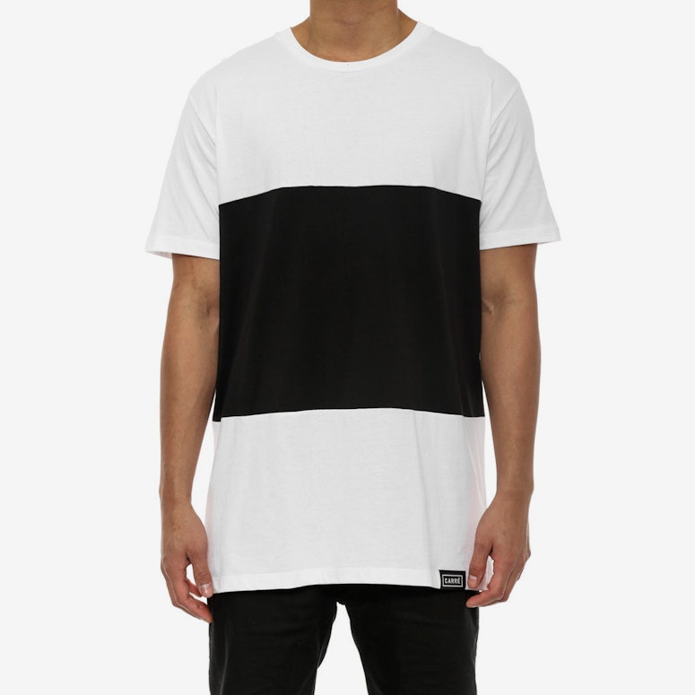 Panel Tee White/black