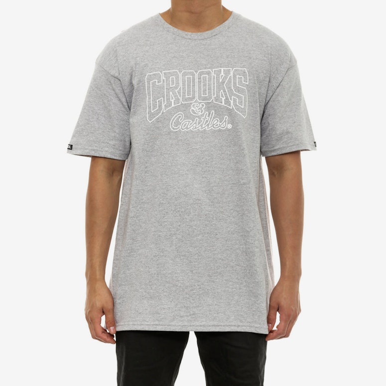Core Puff Print Tee Grey