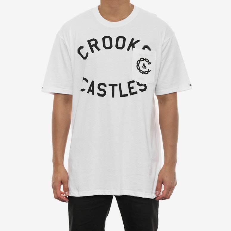 Players Club Pocket Tee White