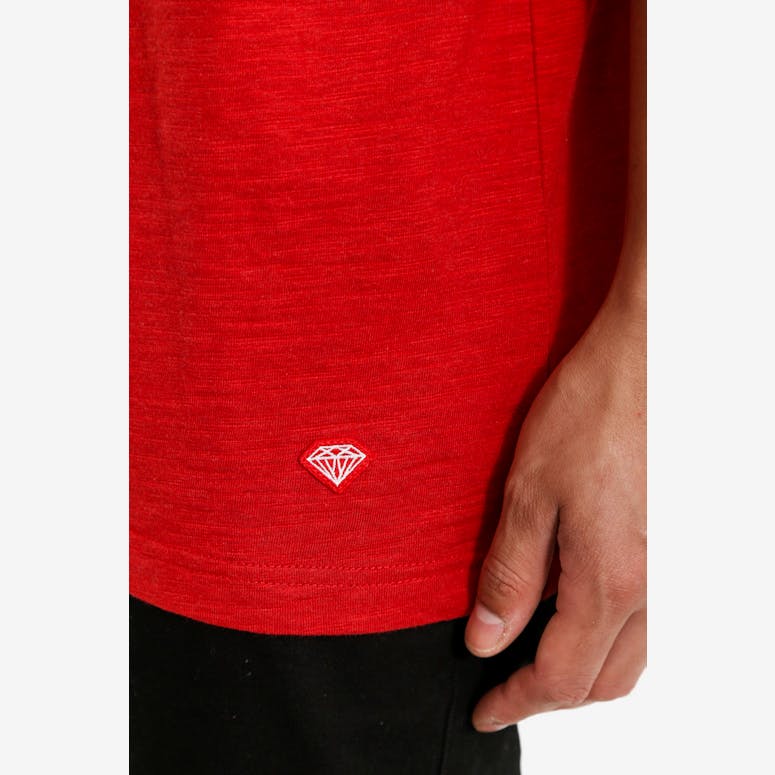 City Script Tee Red