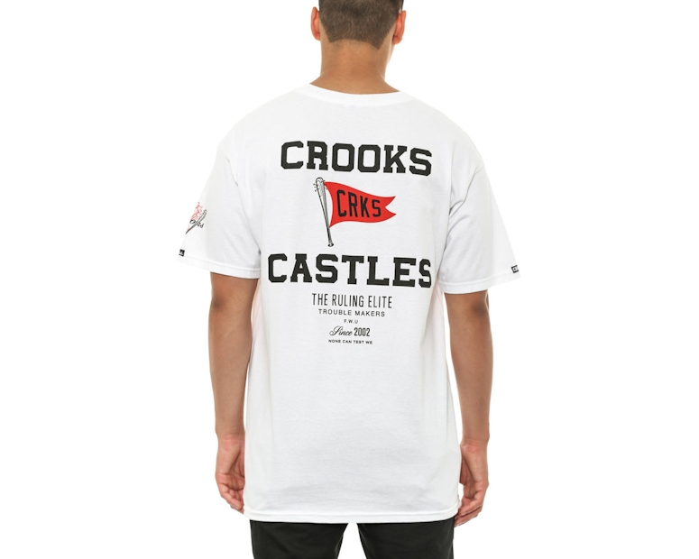 Crks Base Tee White
