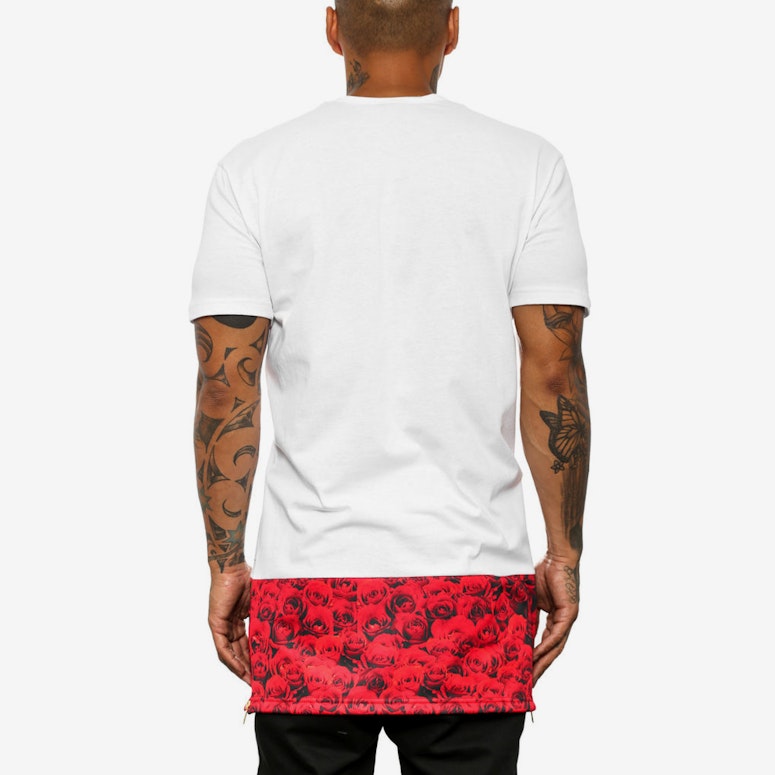 Red Roses Capone Tee White/red