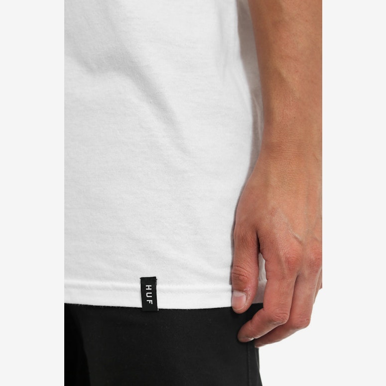 Demi Script Tee White/black