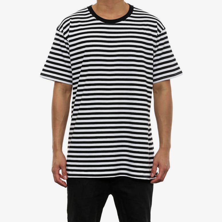 Staple Stripe Tee Black/white