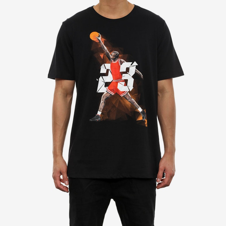 AJ IX West Madison ST Tee Black/white