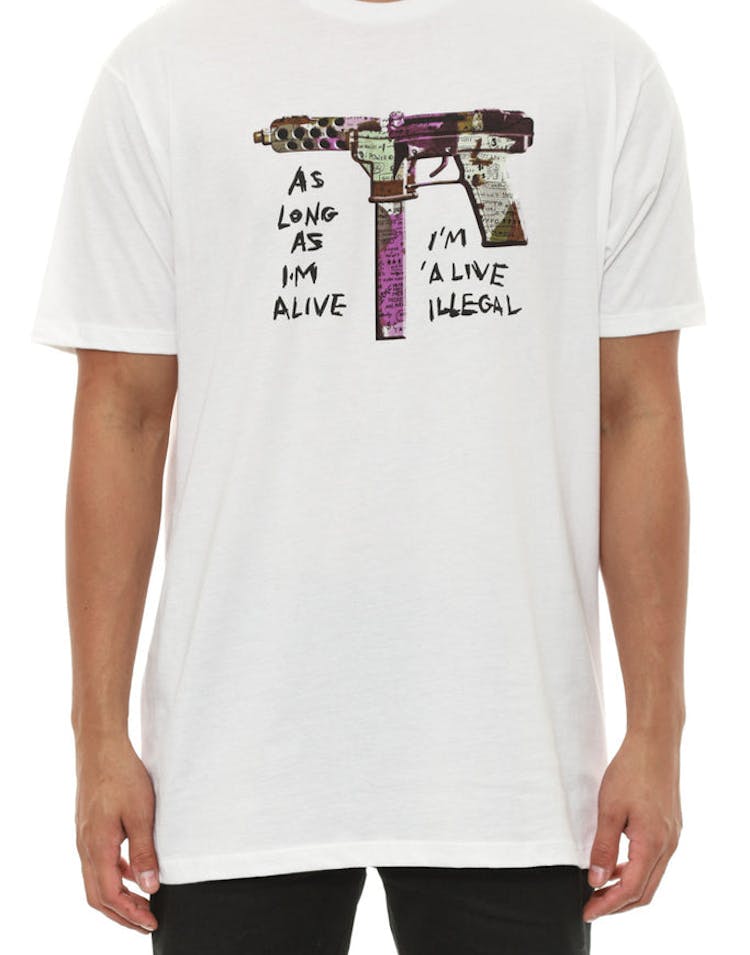 Tec 9 Tee White