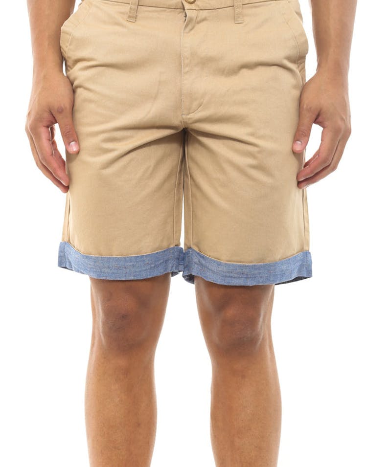Ramsden Rolled Cuff Short Khaki