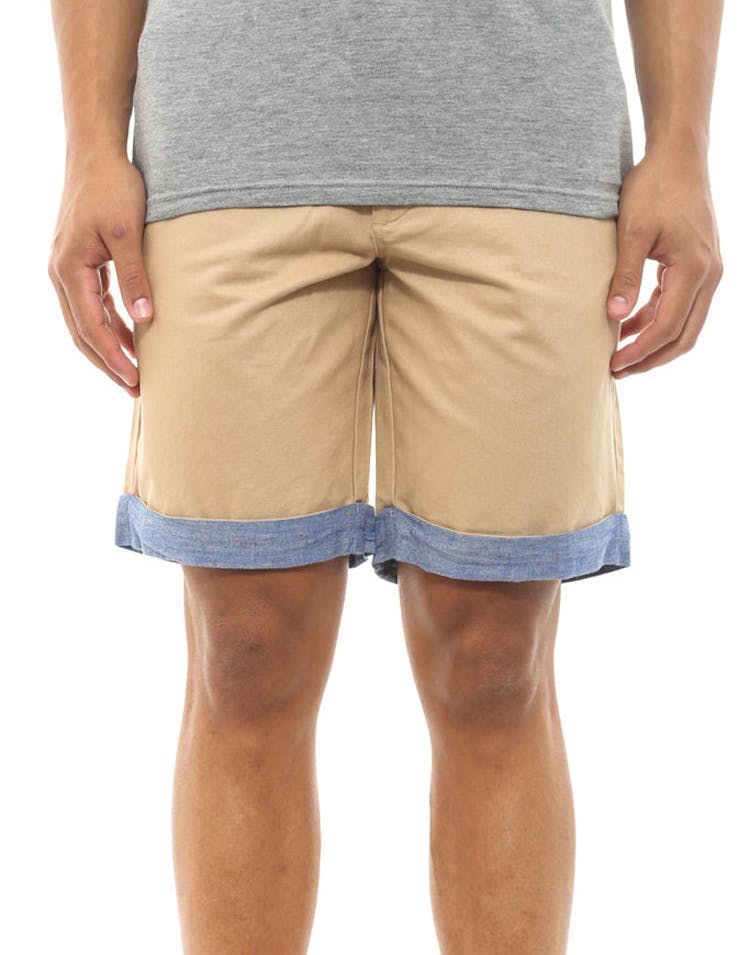 Ramsden Rolled Cuff Short Khaki
