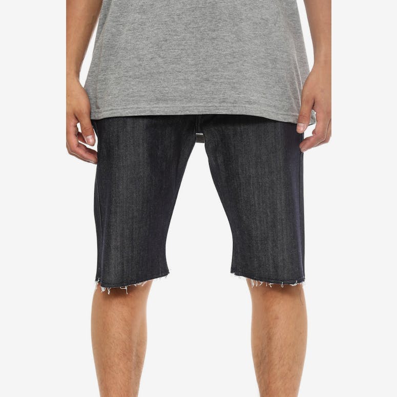 Raw Denim Cut Off Short Indigo