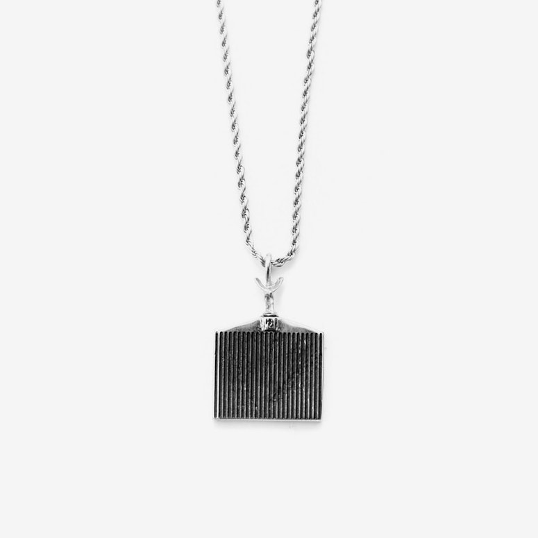 HC Grill Pendant Necklace Silver