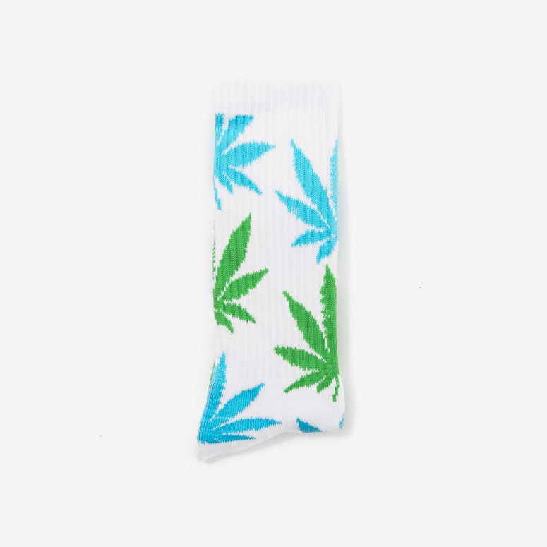 the Plantlife Socks 4 White/blue/gree